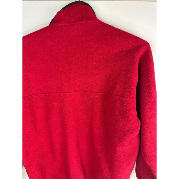 Vintage Y2k Patagonia Classic Synchilla Snap-T Fleece Pullover Red Men's Medium - Picture 10 of 16